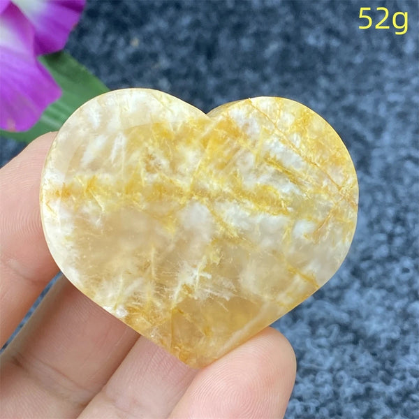 Yellow Ghost Crystal Heart-ToShay.org