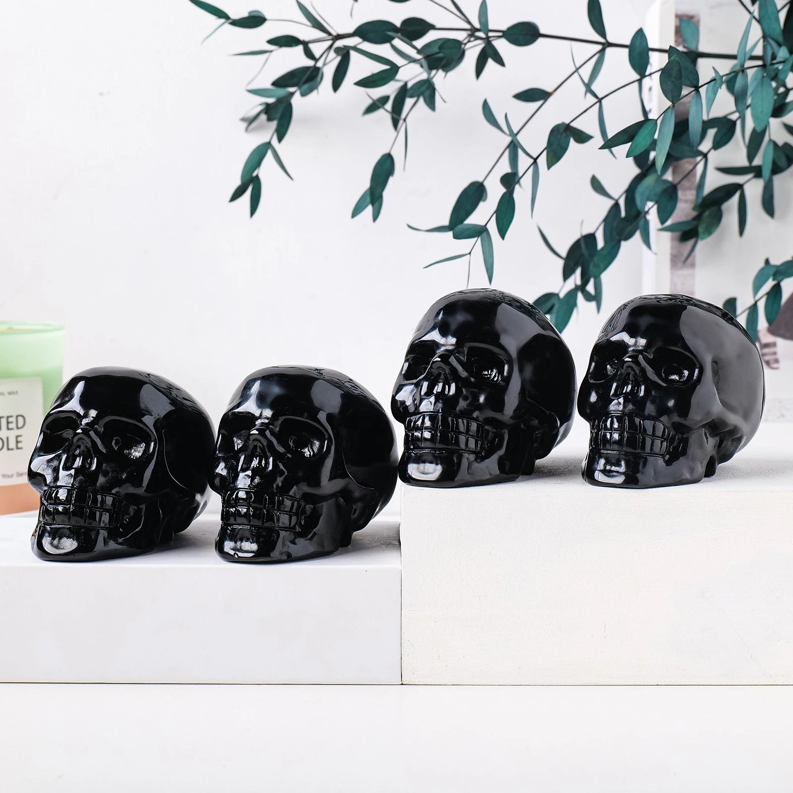 Black Obsidian Skull-ToShay.org