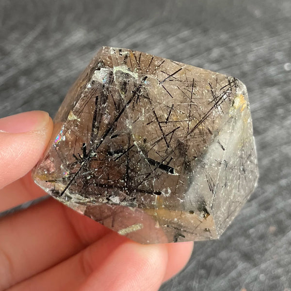 Black Rutilated Quartz Crystal-ToShay.org