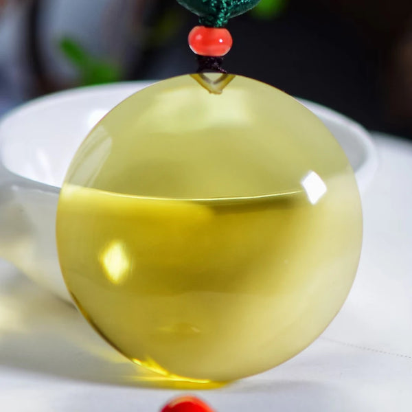 Yellow Citrine Quartz Pendant-ToShay.org