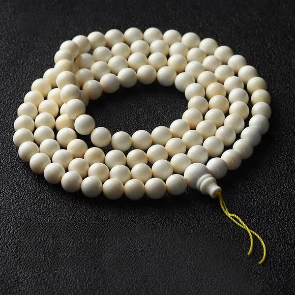White Ivory Prayer Beads-ToShay.org