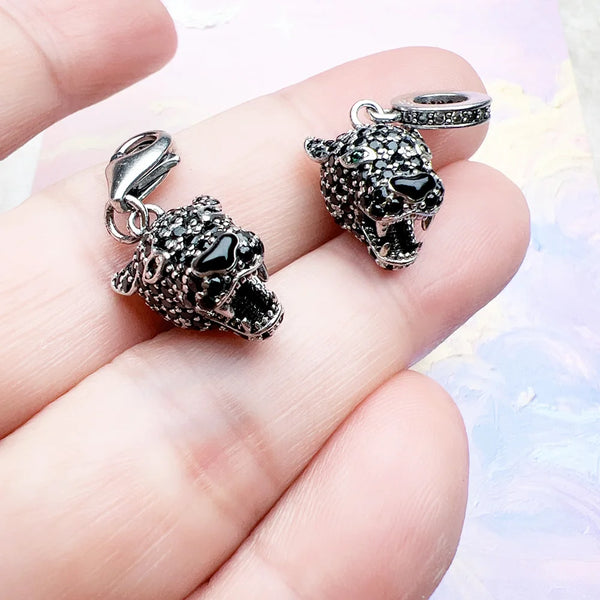 Black Silver Cat Pendant-ToShay.org