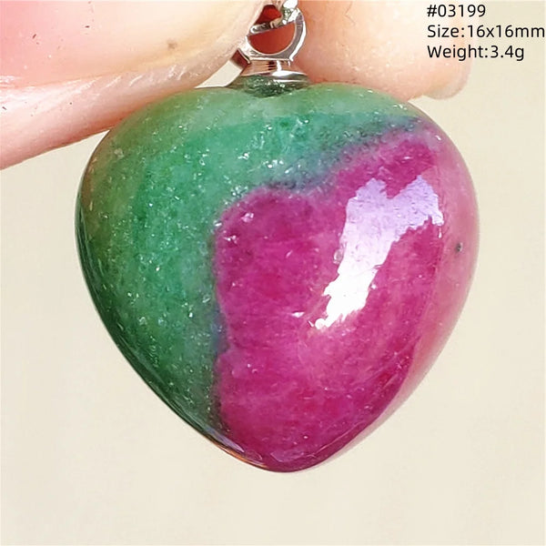 Red Ruby Zoisite Pendant-ToShay.org