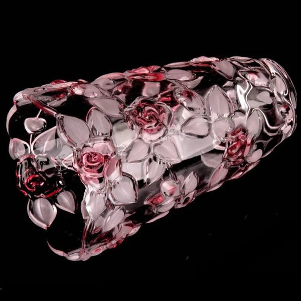 Rose Crystal Glass Vase-ToShay.org