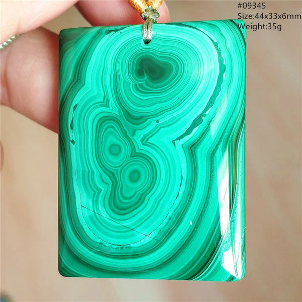 Green Malachite Chrysocolla Pendant-ToShay.org