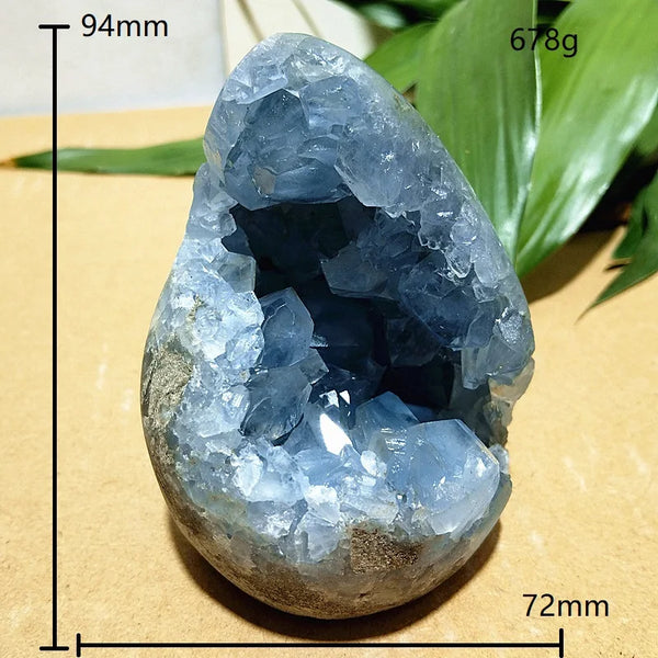 Blue Celestine Crystal Geode-ToShay.org