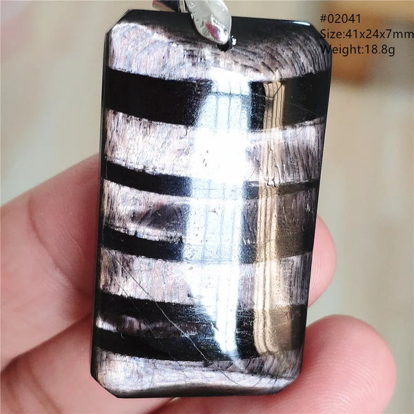 Black Hypersthene Pendant-ToShay.org