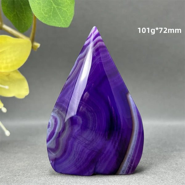 Purple Agate Torch-ToShay.org
