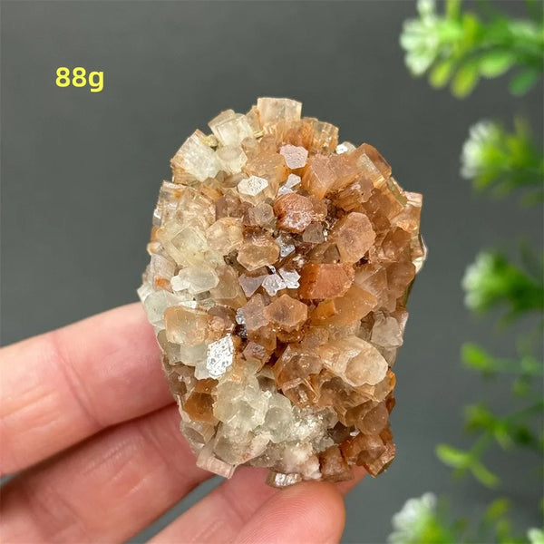 Orange Aragonite Crystal Cluster-ToShay.org