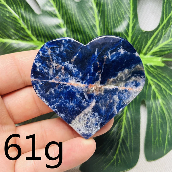 Blue Sodalite Heart-ToShay.org
