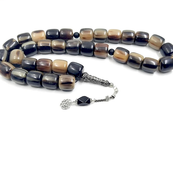 Brown Ox Horn Bead Tasbih-ToShay.org