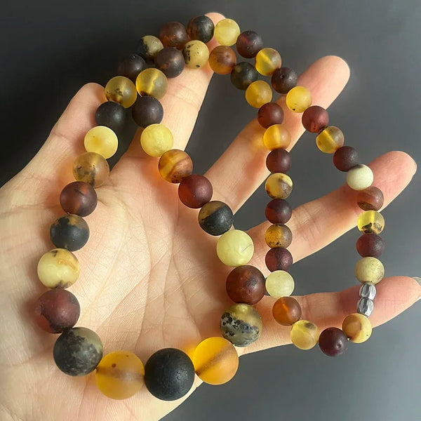 Yellow Amber Necklace-ToShay.org