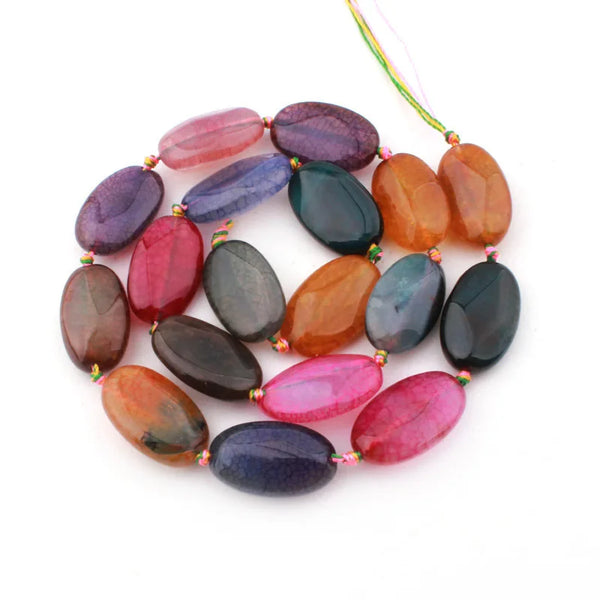 Mixed Cracked Agate Beads-ToShay.org