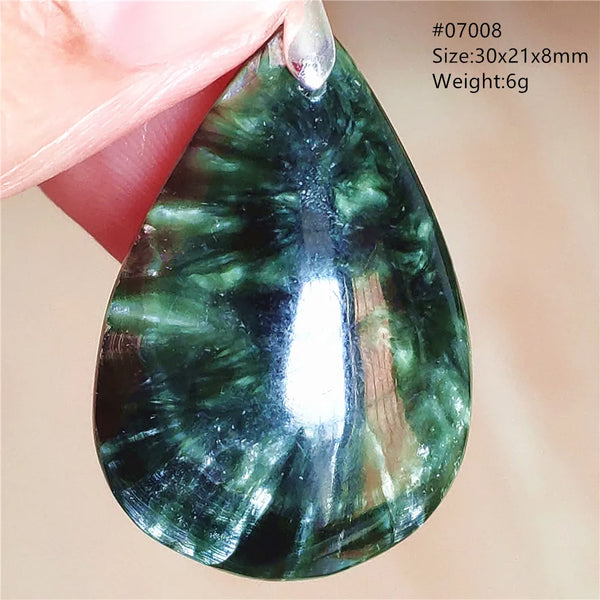 Green Seraphinite Pendant-ToShay.org