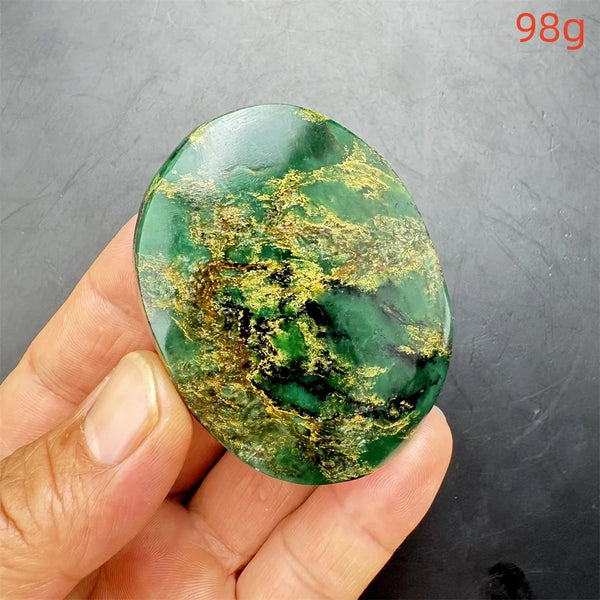 Green Verdite Palm Stone-ToShay.org