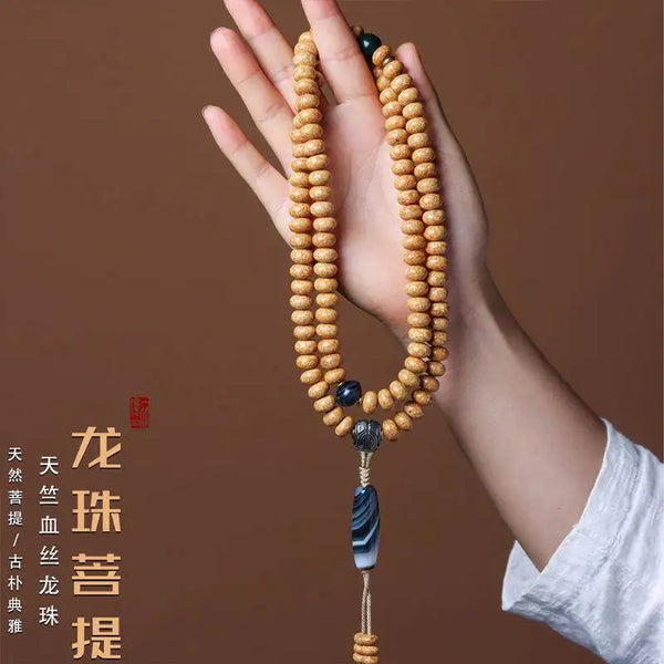 Wood Bodhi Prayer Beads-ToShay.org