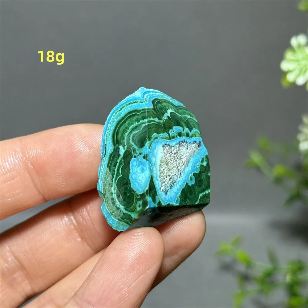 Green Peacock Rough Stone-ToShay.org