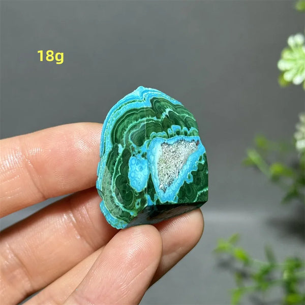 Green Peacock Rough Stone-ToShay.org