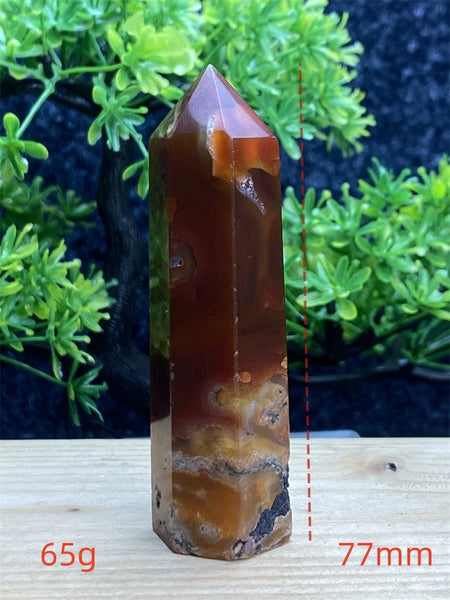 Orange Carnelian Wand-ToShay.org