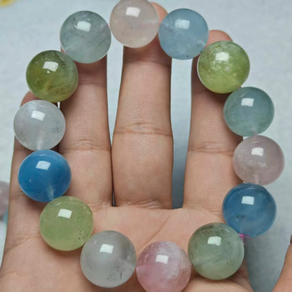 Mixed Morganite Bracelet-ToShay.org