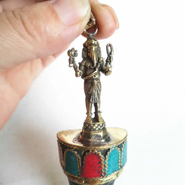 Tibetan Copper Ganesh Pendants-ToShay.org
