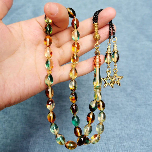 Clear Resin Prayer Beads-ToShay.org