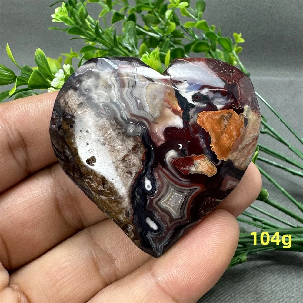 Red Agate Heart-ToShay.org