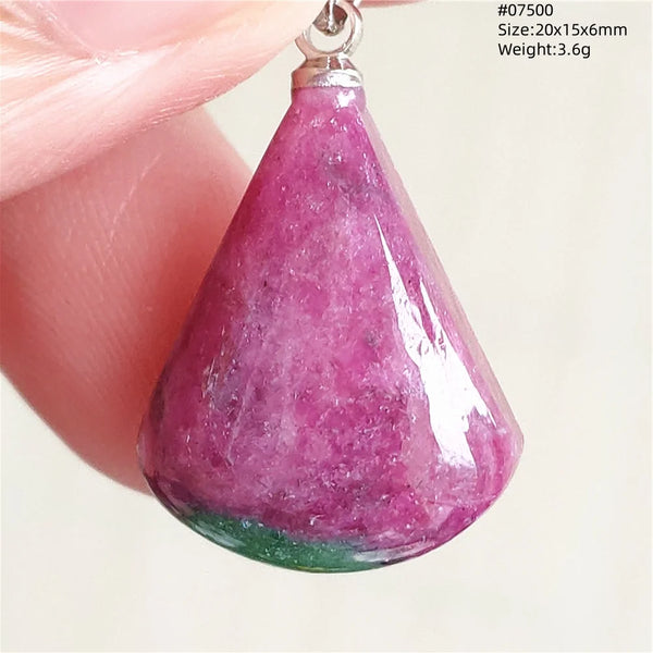 Red Ruby Zoisite Pendant-ToShay.org