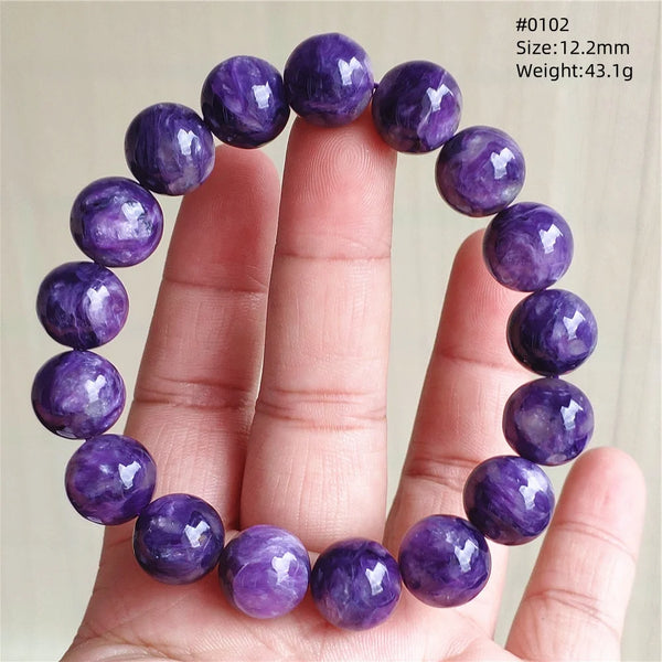 Purple Charoite Bracelet-ToShay.org