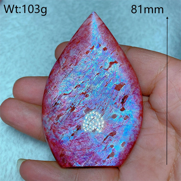 Red Fire Quartz Moonstone-ToShay.org