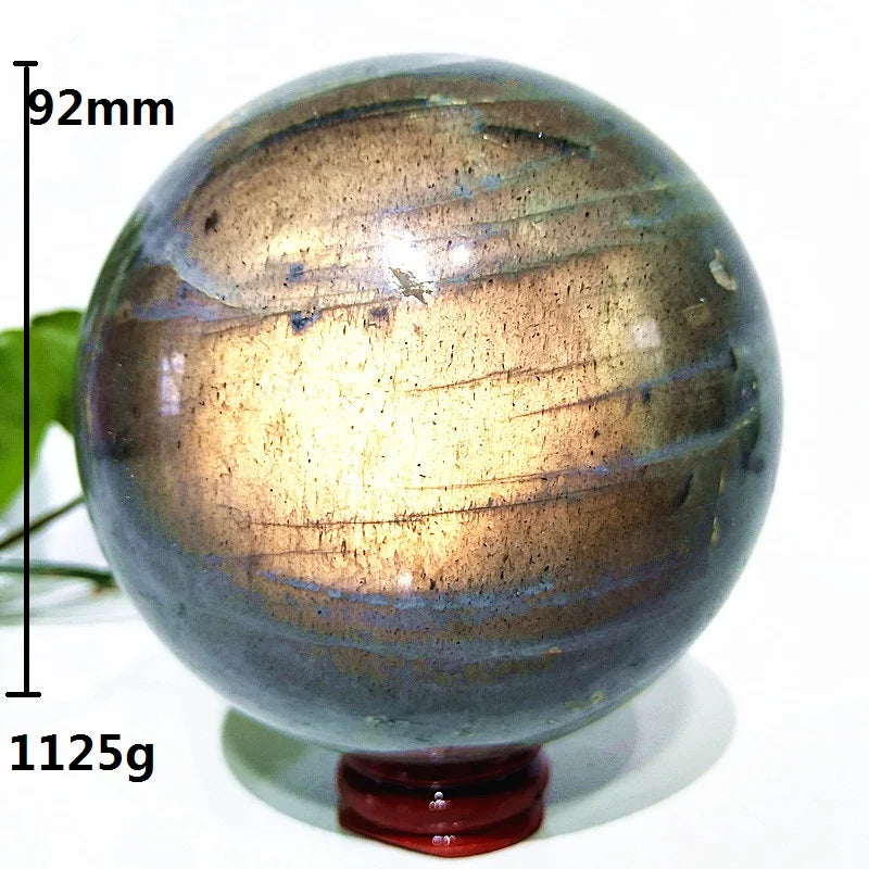 Yellow Labradorite Crystal Ball-ToShay.org