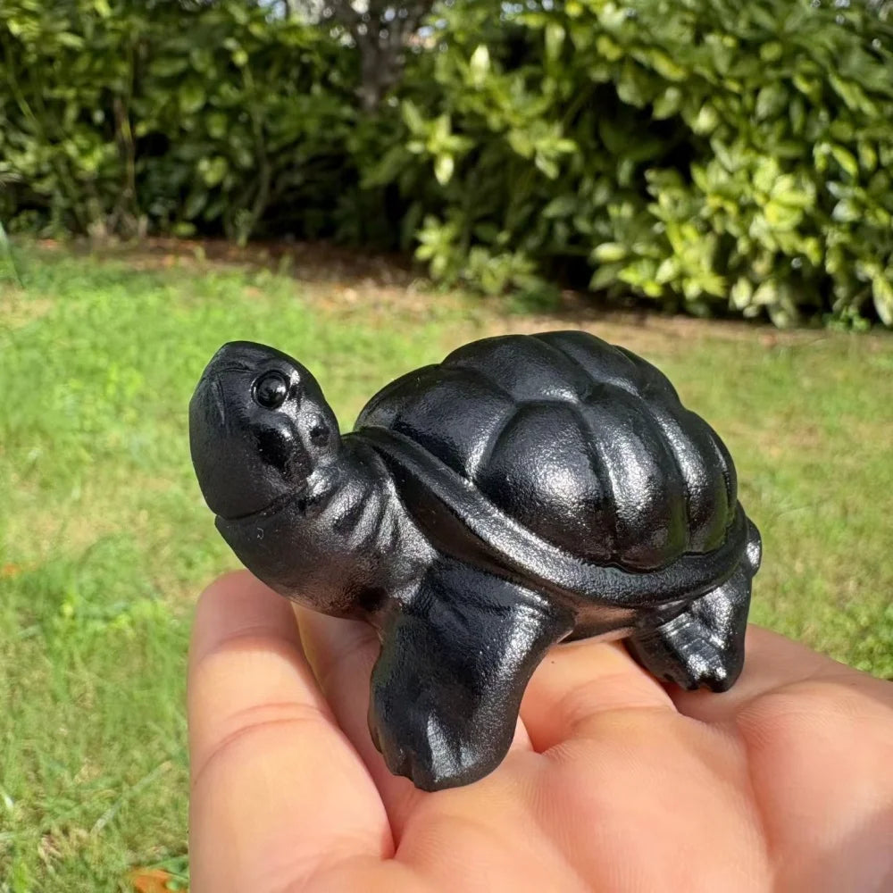 Black Obsidian Turtle-ToShay.org