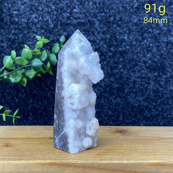 Purple Sphalerite Geode Tower-ToShay.org