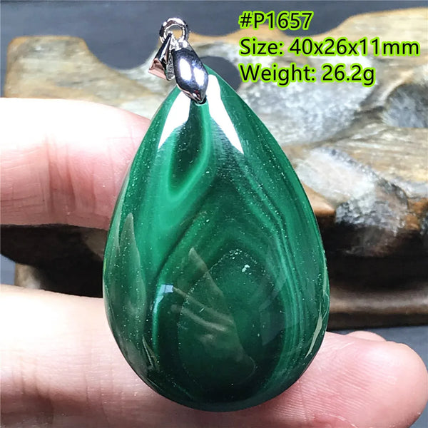 Green Malachite Pendant-ToShay.org
