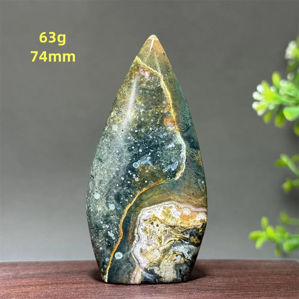Green Marine Jasper Flame-ToShay.org