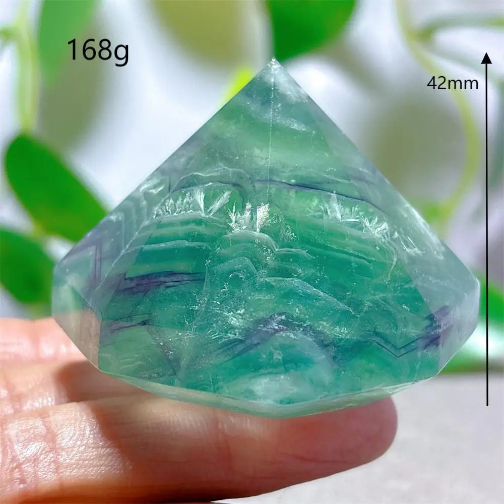 Rainbow Fluorite Diamond-ToShay.org