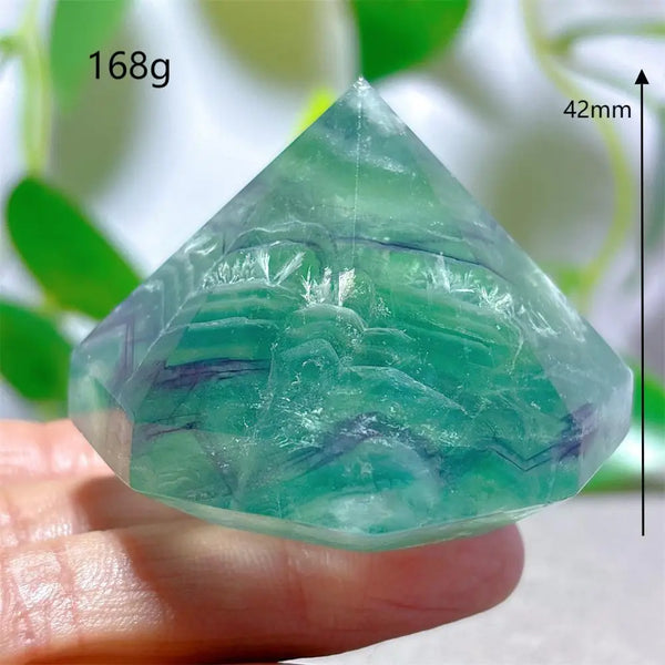 Rainbow Fluorite Diamond-ToShay.org