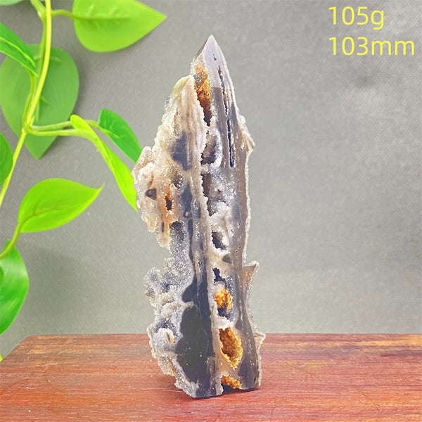 Purple Sphalerite Crystal Tower-ToShay.org