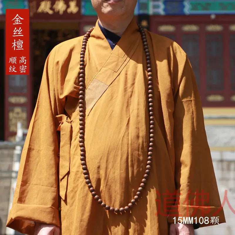 Gold Sandalwood Buddha Beads-ToShay.org