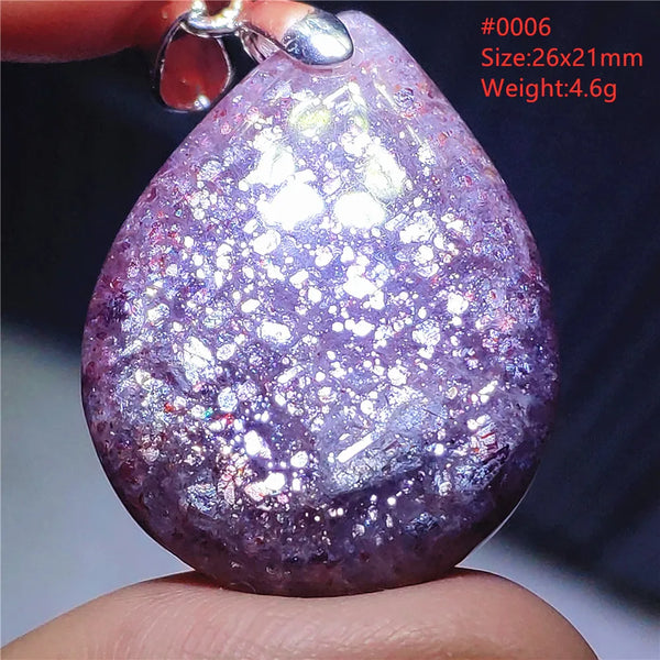 Blue Blood Red Lolite Pendant-ToShay.org