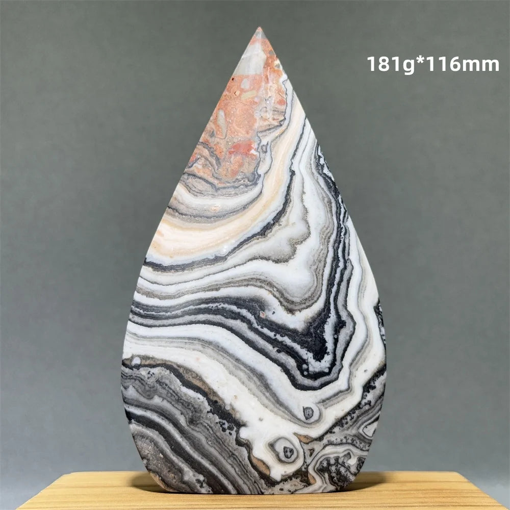 Grey Striped Agate Torch-ToShay.org