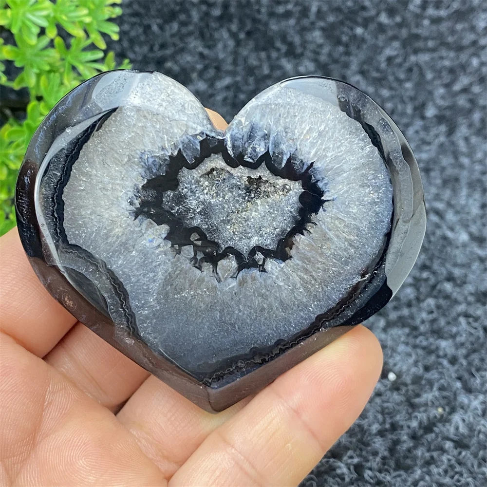 Black Agate Geode-ToShay.org