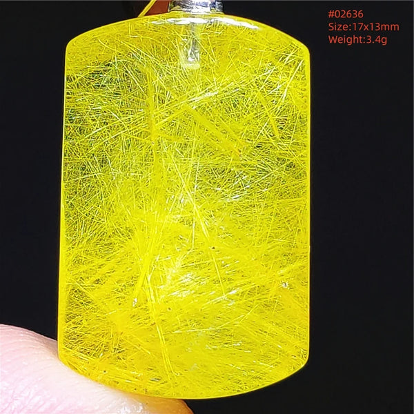 Copper Rutilated Quartz Pendant-ToShay.org