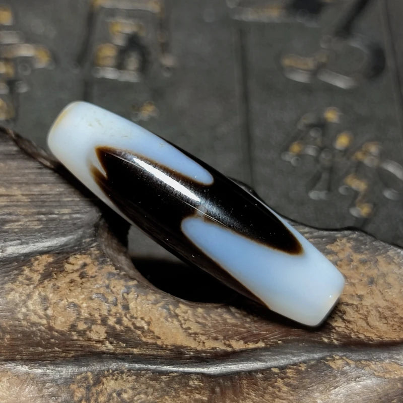 Tibetan Agate Eyes Dzi Beads-ToShay.org