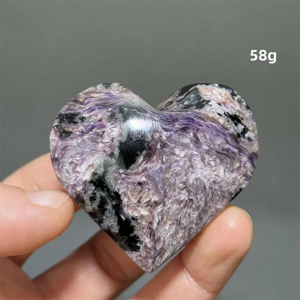 Purple Dragon Crystal Heart-ToShay.org