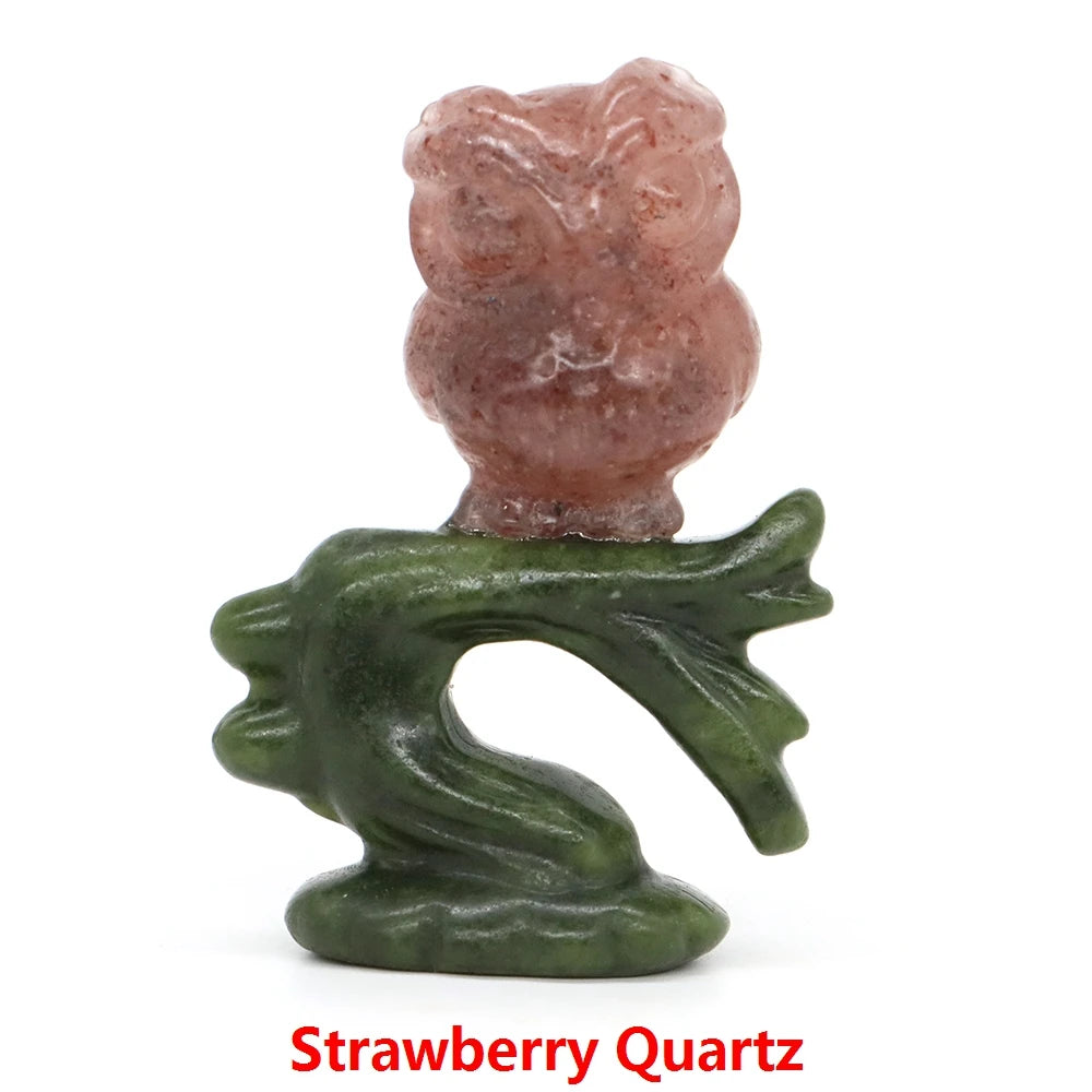 Mixed Crystal Owl Branch-ToShay.org