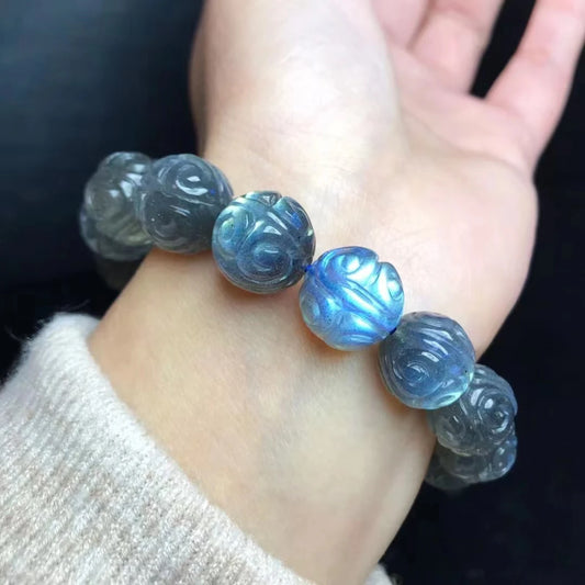Blue Light Labradorite Bracelet-ToShay.org