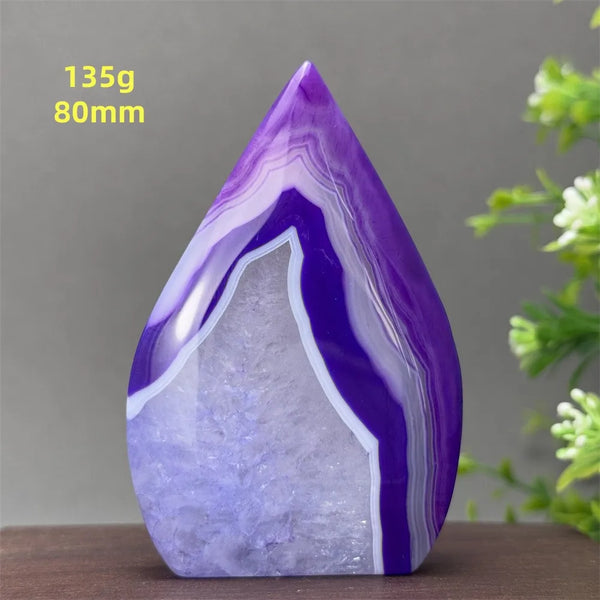 Purple Agate Torch-ToShay.org