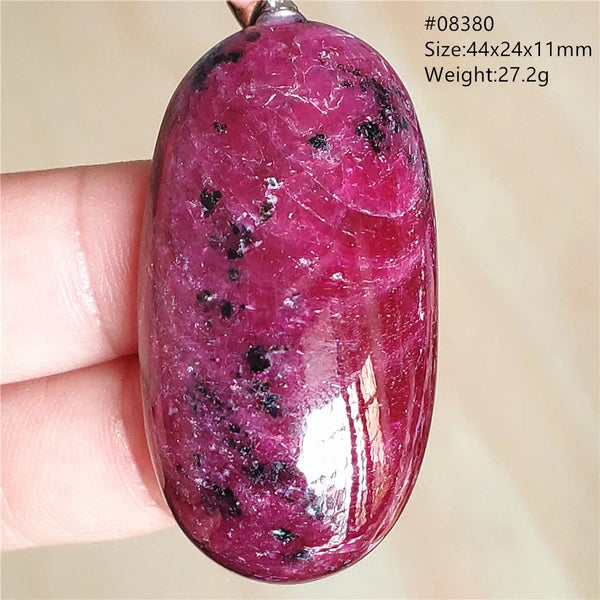 Red Ruby Zoisite Pendant-ToShay.org