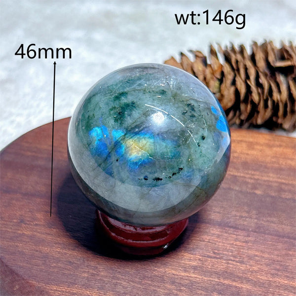 Blue Flash Labradorite Ball-ToShay.org